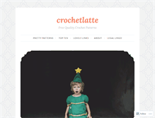 Tablet Screenshot of crochetlatte.com